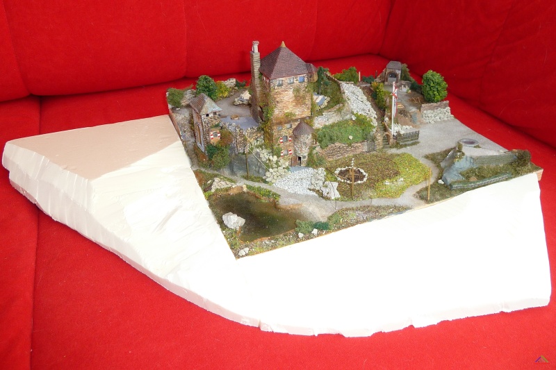 210 Ennskloesterle.JPG - Ein erster Blick auf das Geoembedding von Ennsklösterle, der Bergklosteranlage am Hohen Ennder